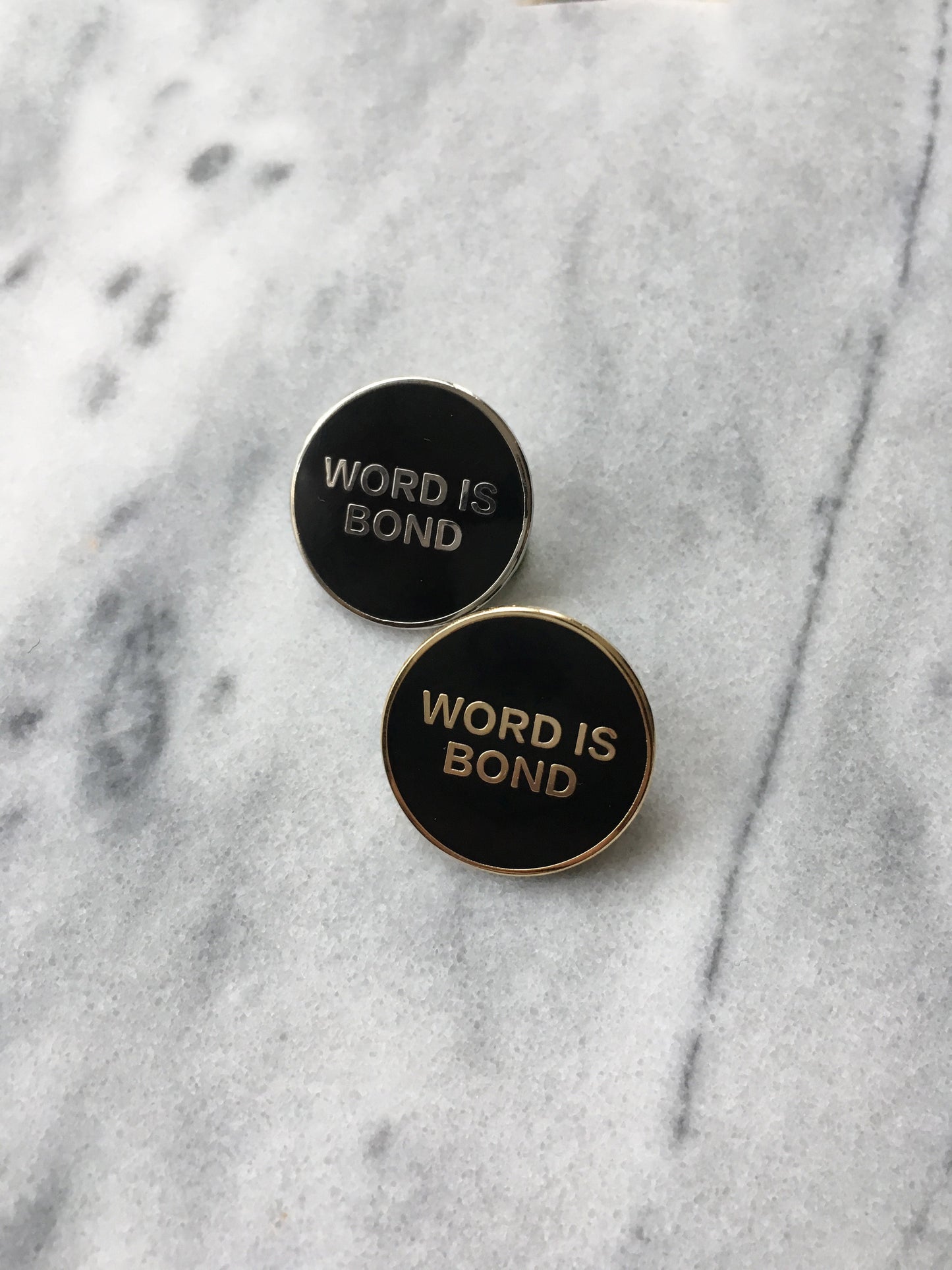 'Word Is Bond' Hard Enamel Pin