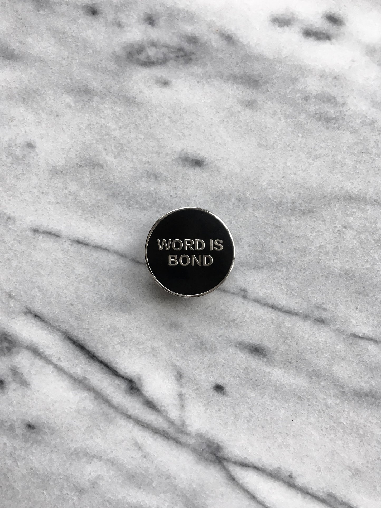 'Word Is Bond' Hard Enamel Pin